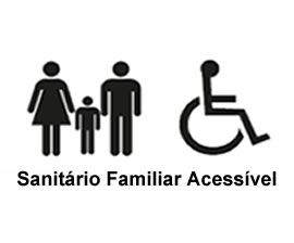 SANITÁRIO FAMILIAR ACESSÍVEL